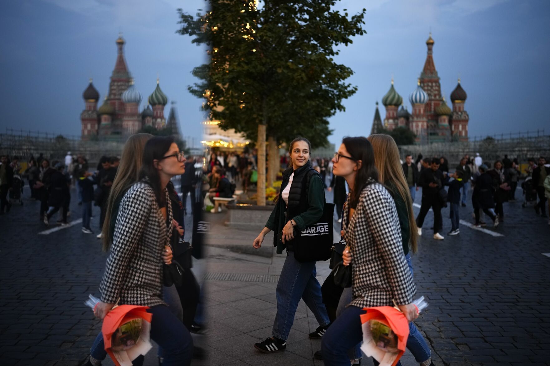 APTOPIX Russia Daily Life